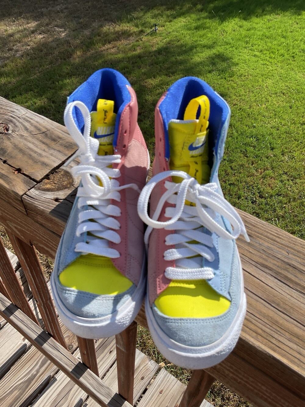 Nike Blazer Mid ‘77 Dance Kids Size 4.5Y Cobalt / Blue Dq6084-402